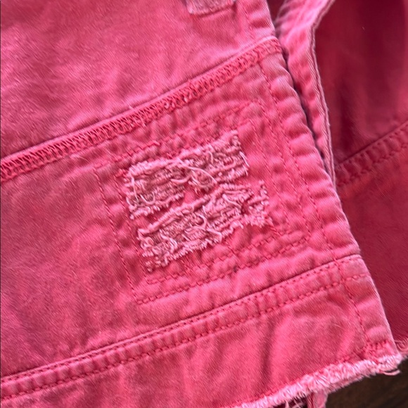 Diesel Vintage Coral Mini Skirt with Wrap-Around Design - Picture 5 of 10